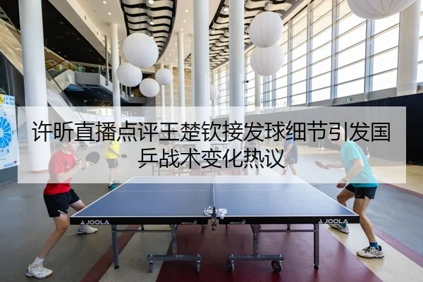 许昕直播点评王楚钦接发球细节引发国乒战术变化热议